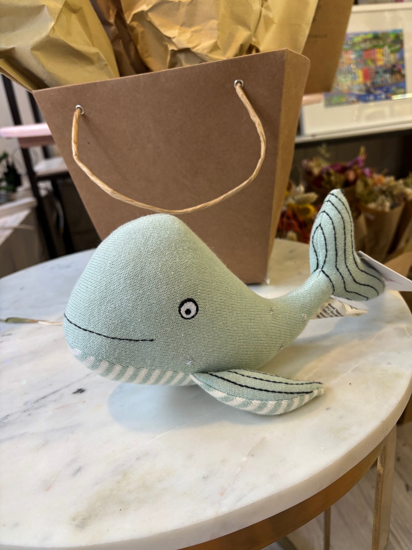 Sea Green Whale Teddy SALE