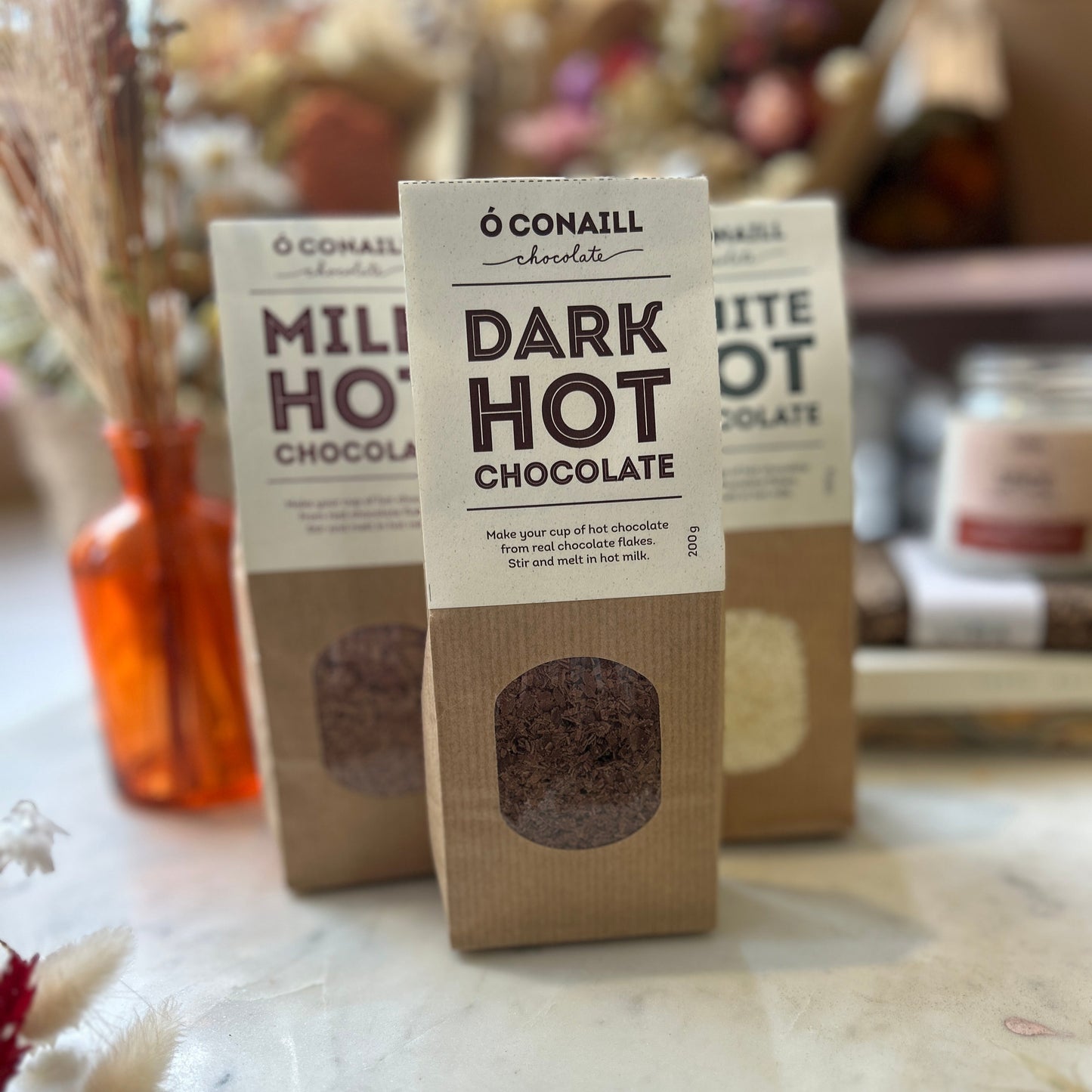 Hot Chocolate Flakes - Ó Conaill Chocolate