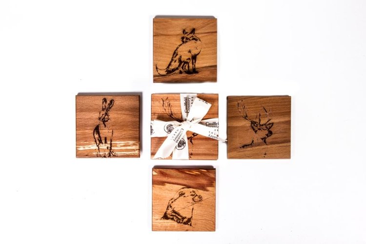 Caulfield Country Boards Coasters - Four