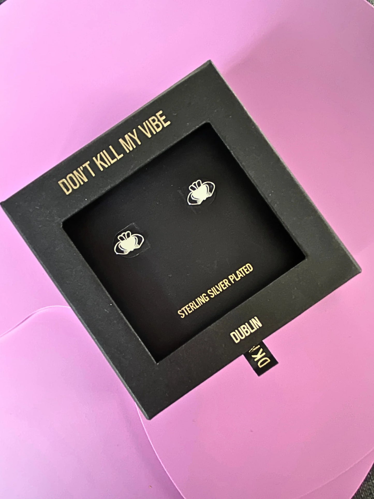 Heart Strong Beag Studs