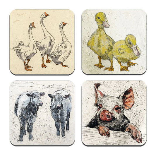 Farmyard Animals Placemats (Set of 4)