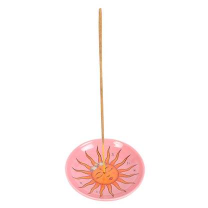 Sun Ceramic Incense Holder