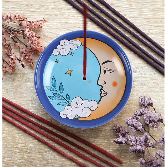 The Moon Celestial Ceramic Incense Holder