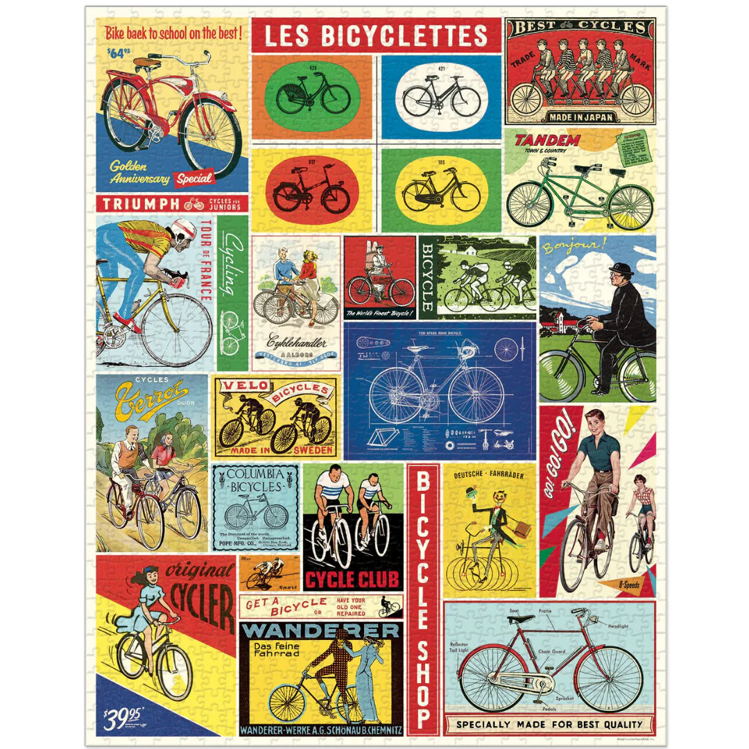 Vintage Puzzle Bicycles