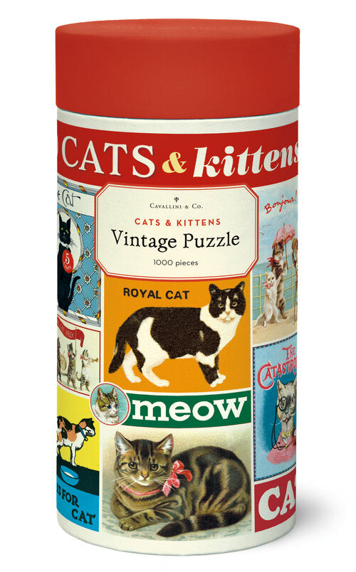 Vintage Puzzle Cats & Kittens