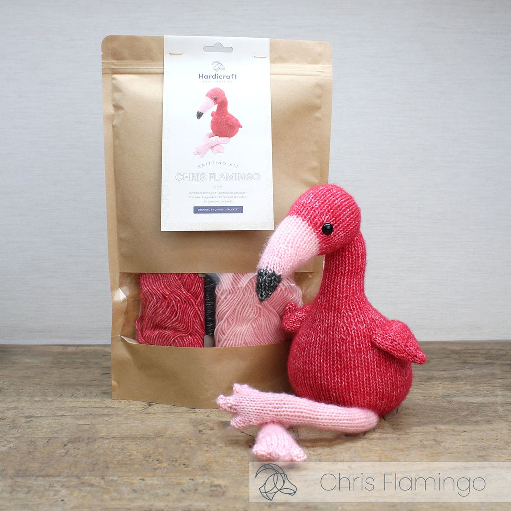 Knitting Kit Flamingo