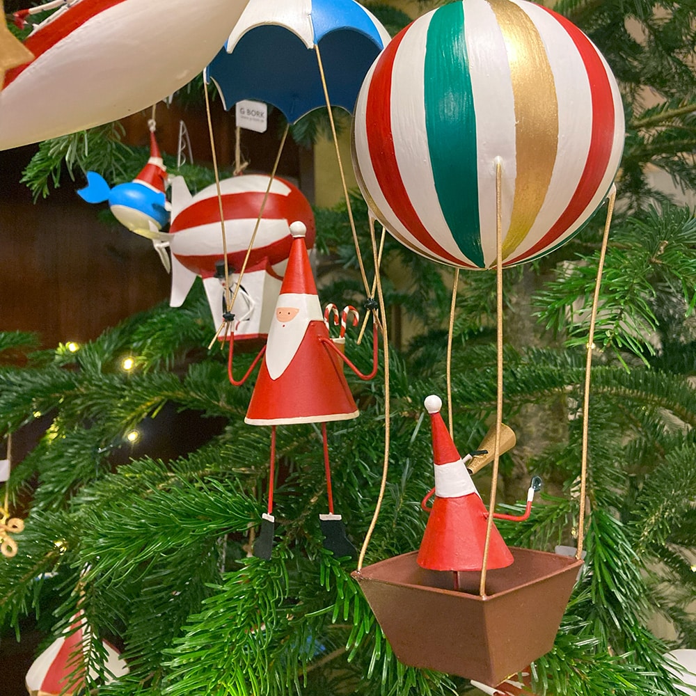 Parachute Santa Decoration