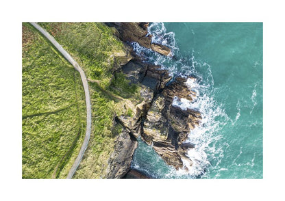 Cliffside, Ardmore - A3 Ariel Photo Print