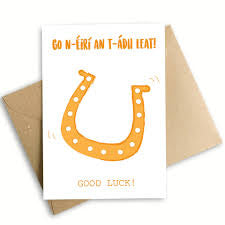 Good luck card