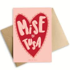 Mise et tusa card