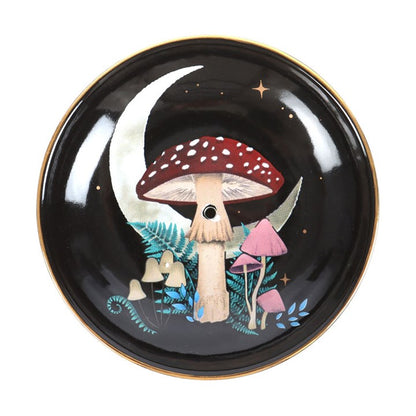 Forest Mushroom Ceramic Incense Holder