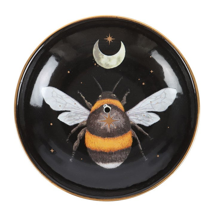 Forest Bee Ceramic Incense Holder