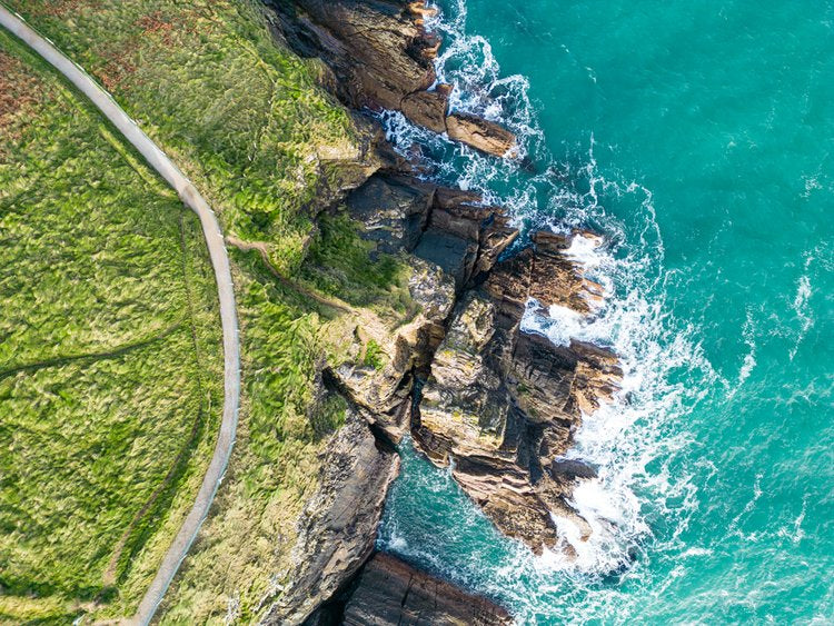 Cliffside, Ardmore - A3 Ariel Photo Print