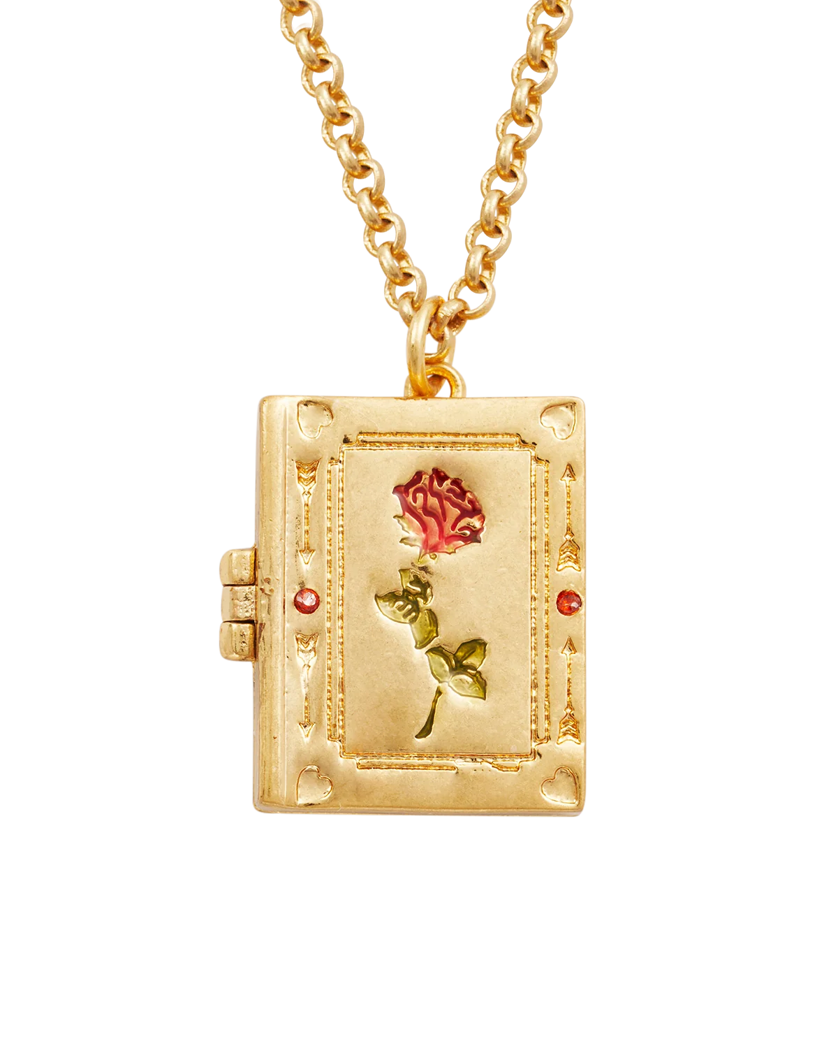 Secret Diary Gold Locket Necklace - Fable