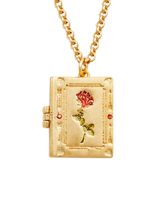 Secret Diary Gold Locket Necklace - Fable