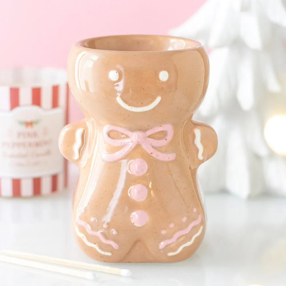 Gingerbread Man ceramic oil burner