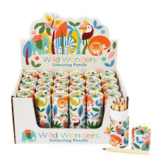 Wild wonders colouring pencils