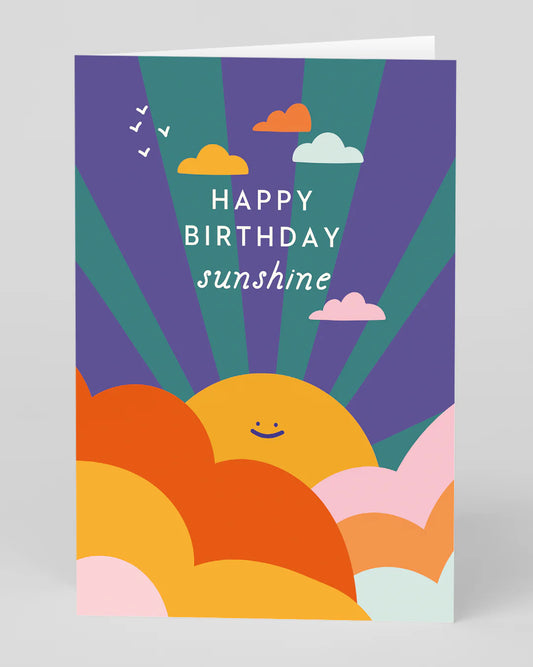 Ohh Deer Happy Birthday Sunshine & Clouds Card