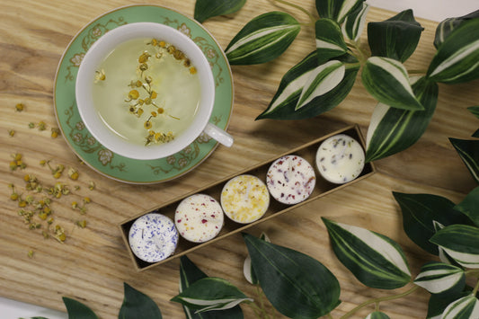 Set of 5 Essential Oil Soy Tealights