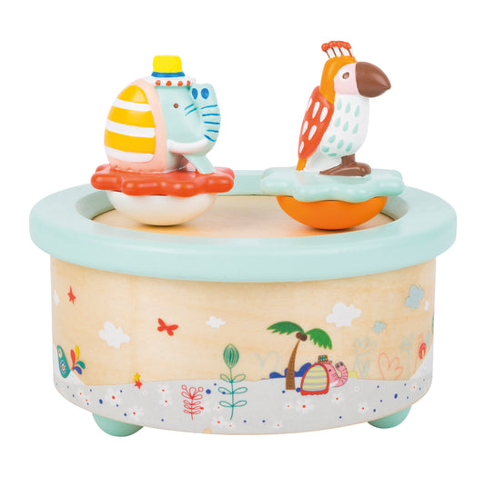 Musical Box Parrot and Elephant