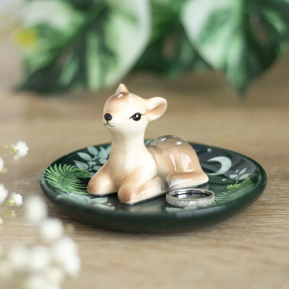 Fawn Ceramic Trinket Dish