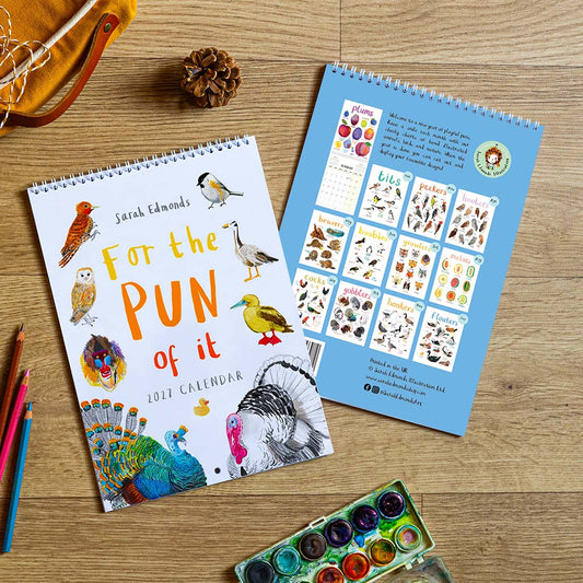 'For The Pun Of It' 2027 Wall Calendar