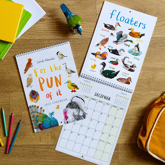 'For The Pun Of It' 2027 Wall Calendar