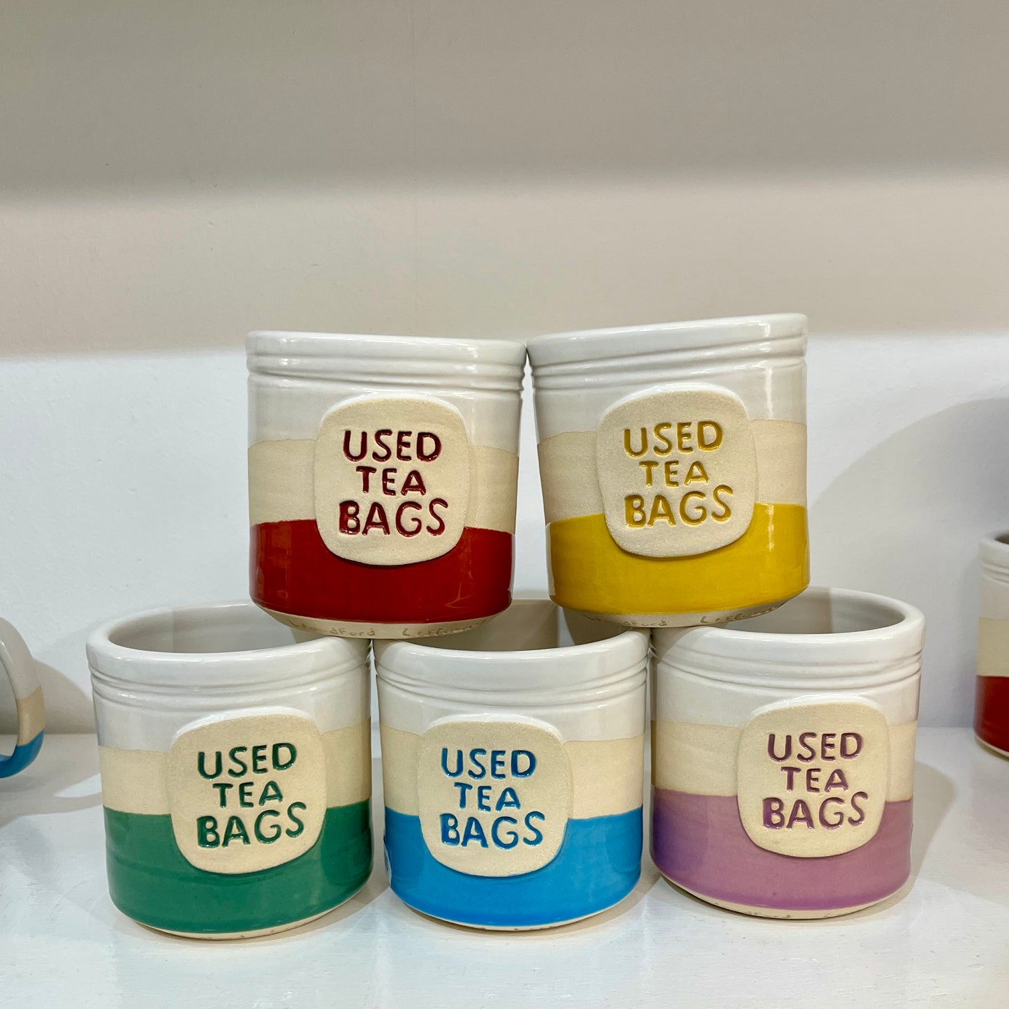 Used Tea Bag Holder - Woodford Pottery