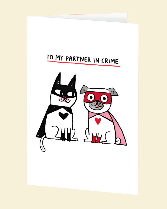 Ohh Deer To My Partner In Crime Card