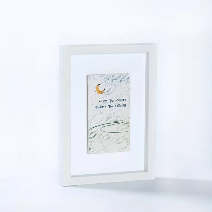 Enjoy The Journey - Framed Tile