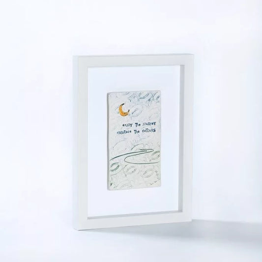 Enjoy The Journey - Framed Tile