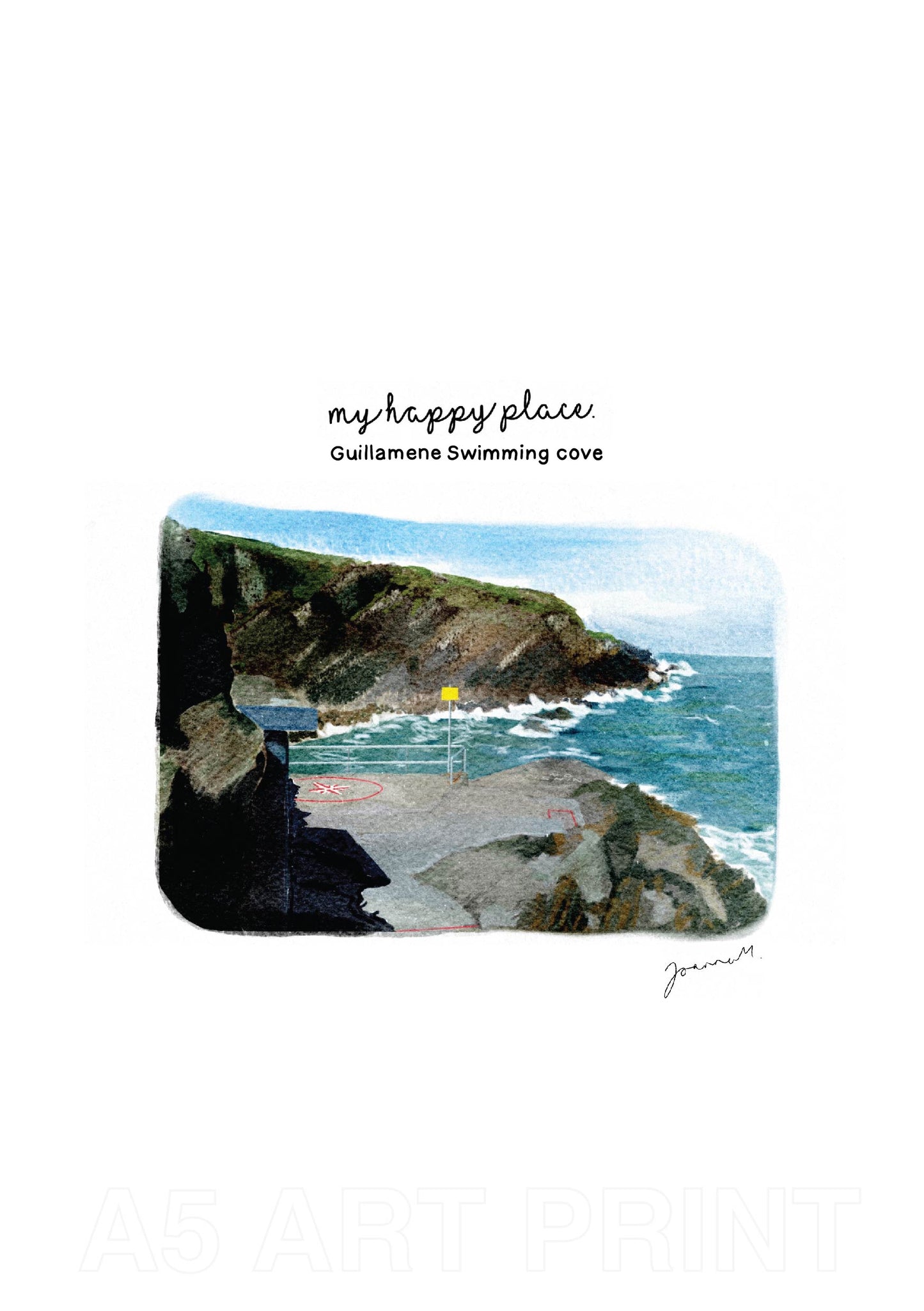 My Happy Place Print - Guillamene