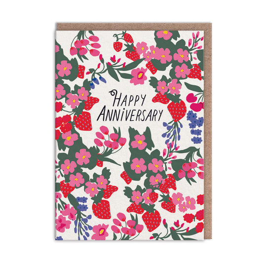 Ohh Deer Happy Anniversary Floral