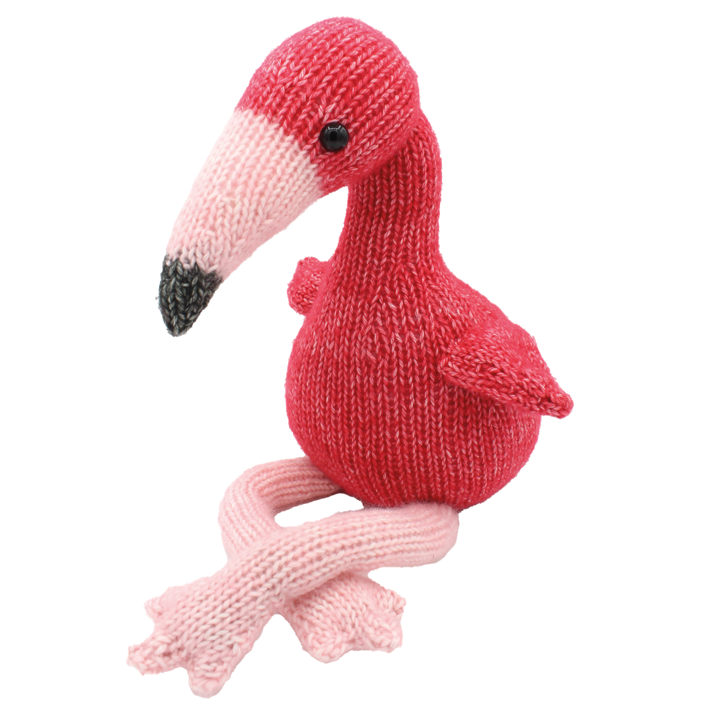 Knitting Kit Flamingo