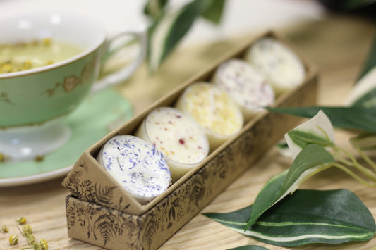 Set of 5 Essential Oil Soy Tealights
