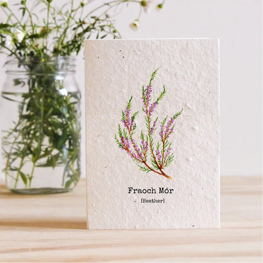 Froach Mór/Heather - Plantable Seed Card