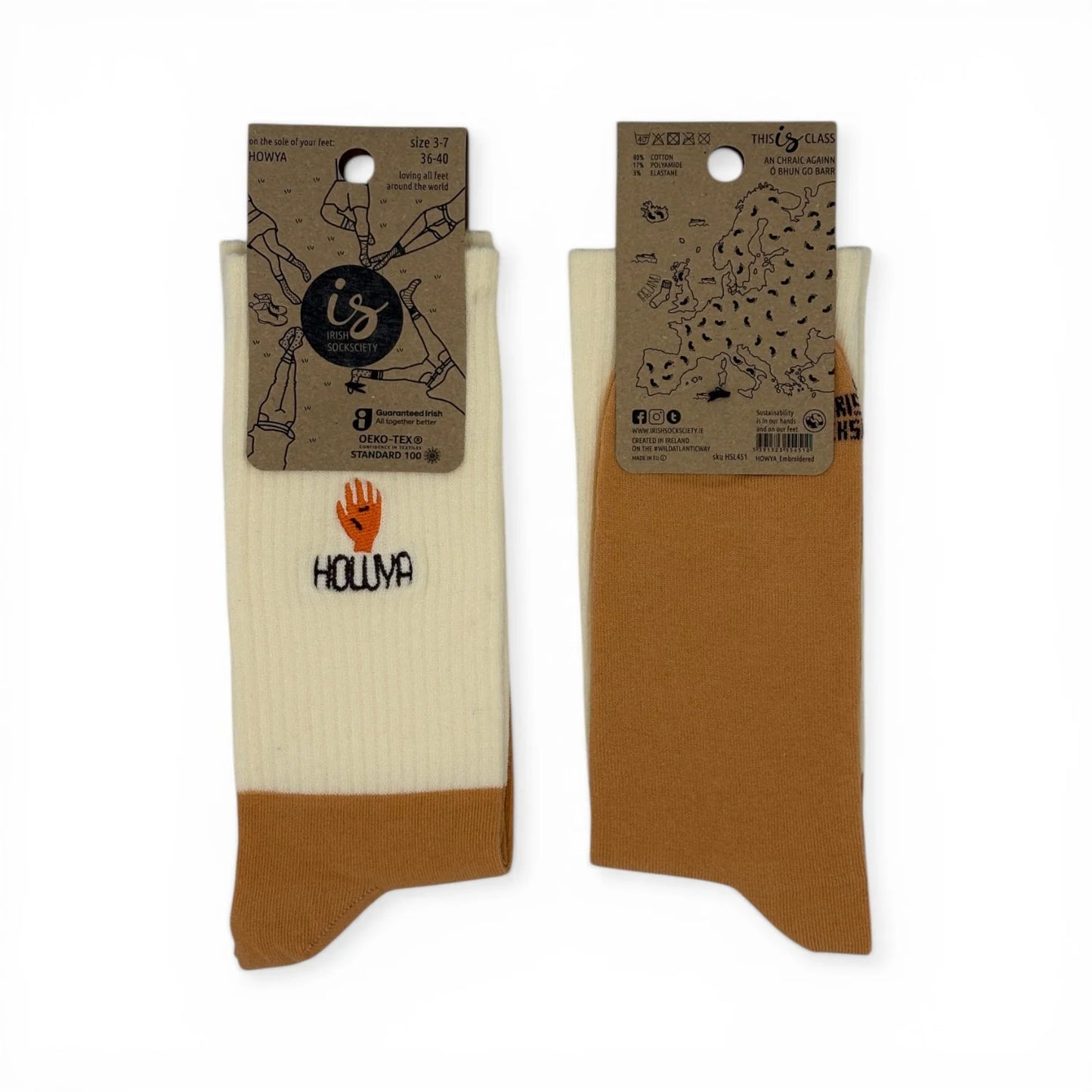 Howya Embroidered - Irish Socksciety