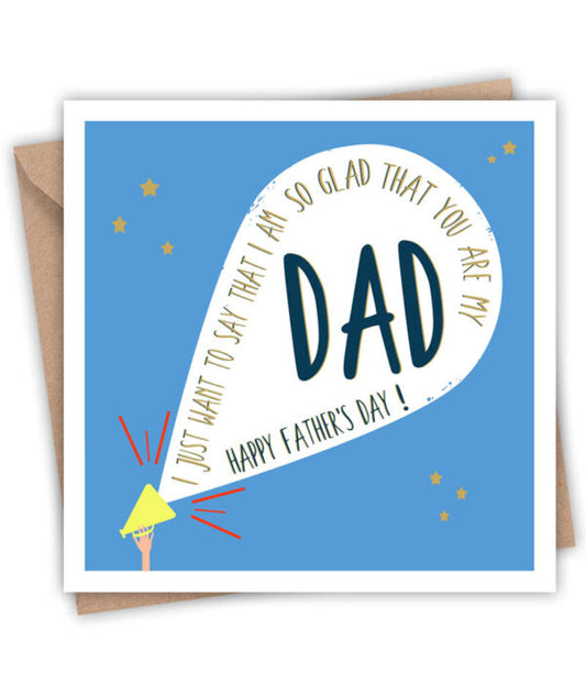 I'm So Glad You're My Dad Card