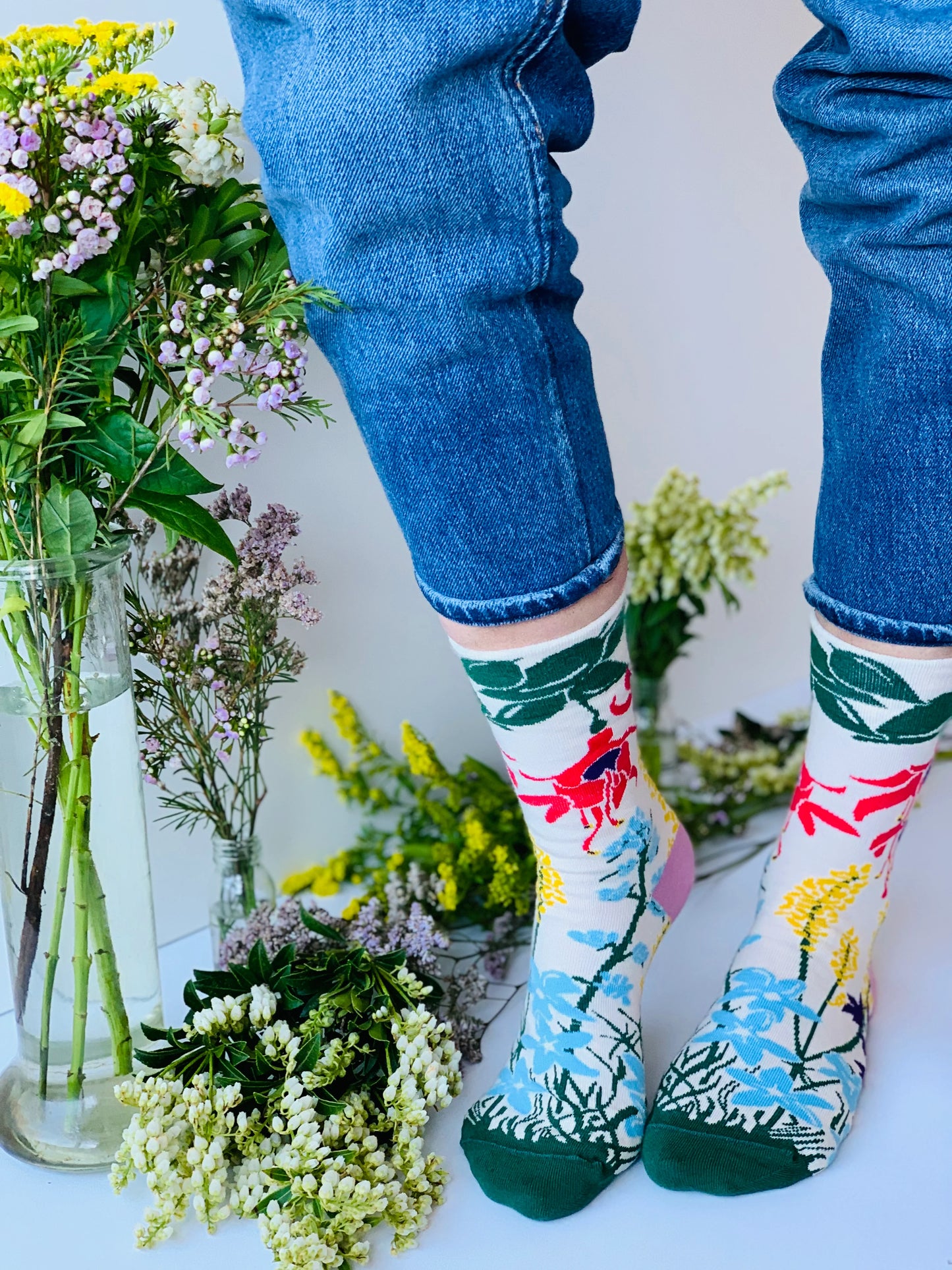 Irish Socksciety Wildflowers 3-7