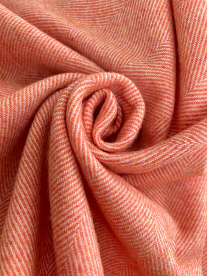 Clementine Herringbone McNutt Blanket