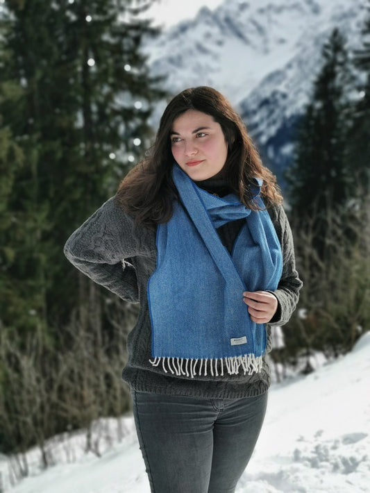 Royal Herringbone McNutt Scarf