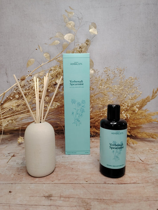 Dublin Herbalist Verbena & Spearmint Natural Reed Diffuser Gift Set