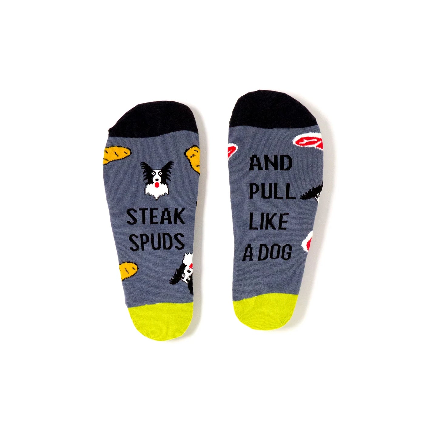 Irish Socksciety Steak, Spuds And Pull Like A Dog UK 3 - 7