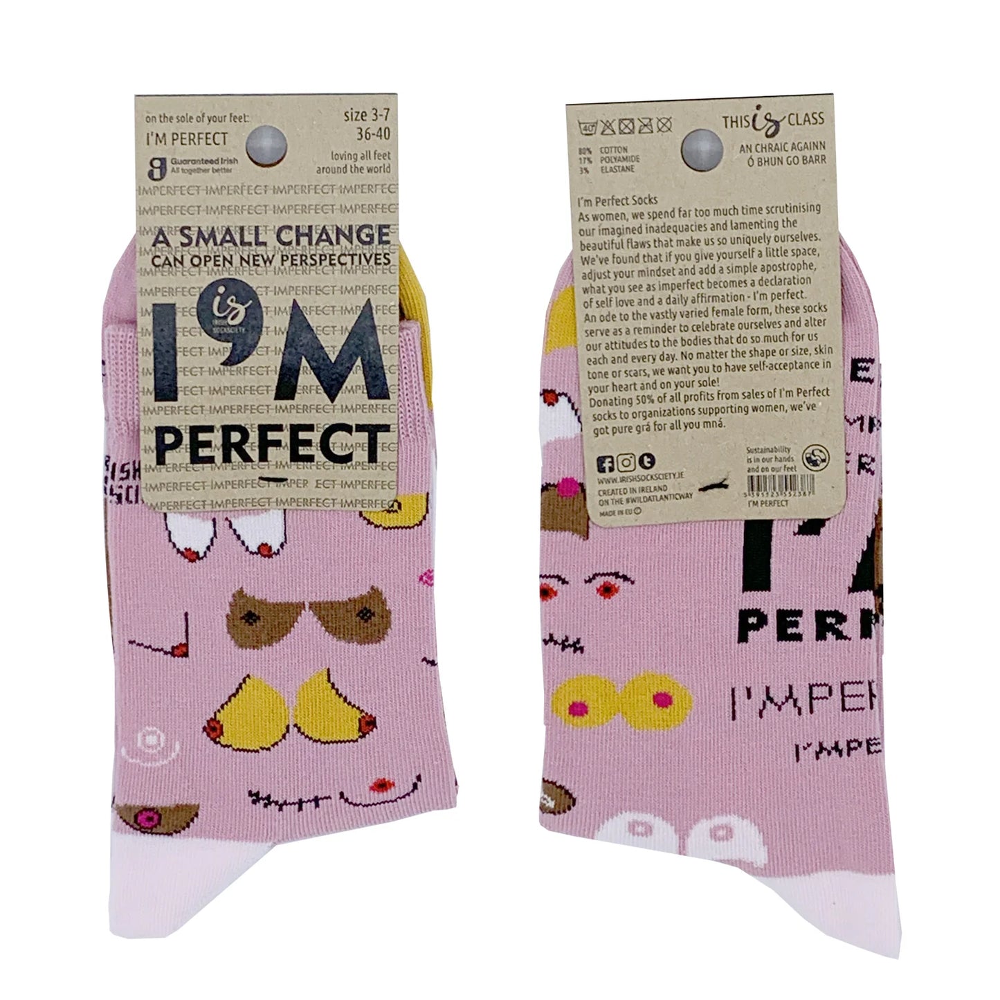 Irish Socksciety I'm Perfect UK 3 -  7