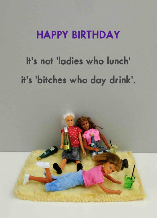 Day Drink Happy Birthday - Bold & Bright Card