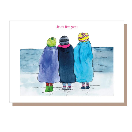 Just For You - Swimming Friends Card
