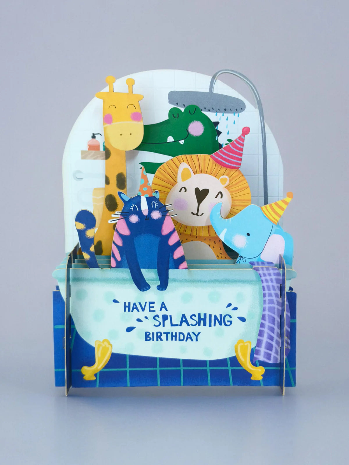 Splashing Birthday Pop Up Card