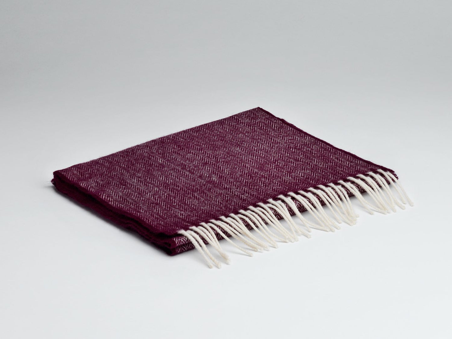 Mulberry Herringbone McNutt Scarf