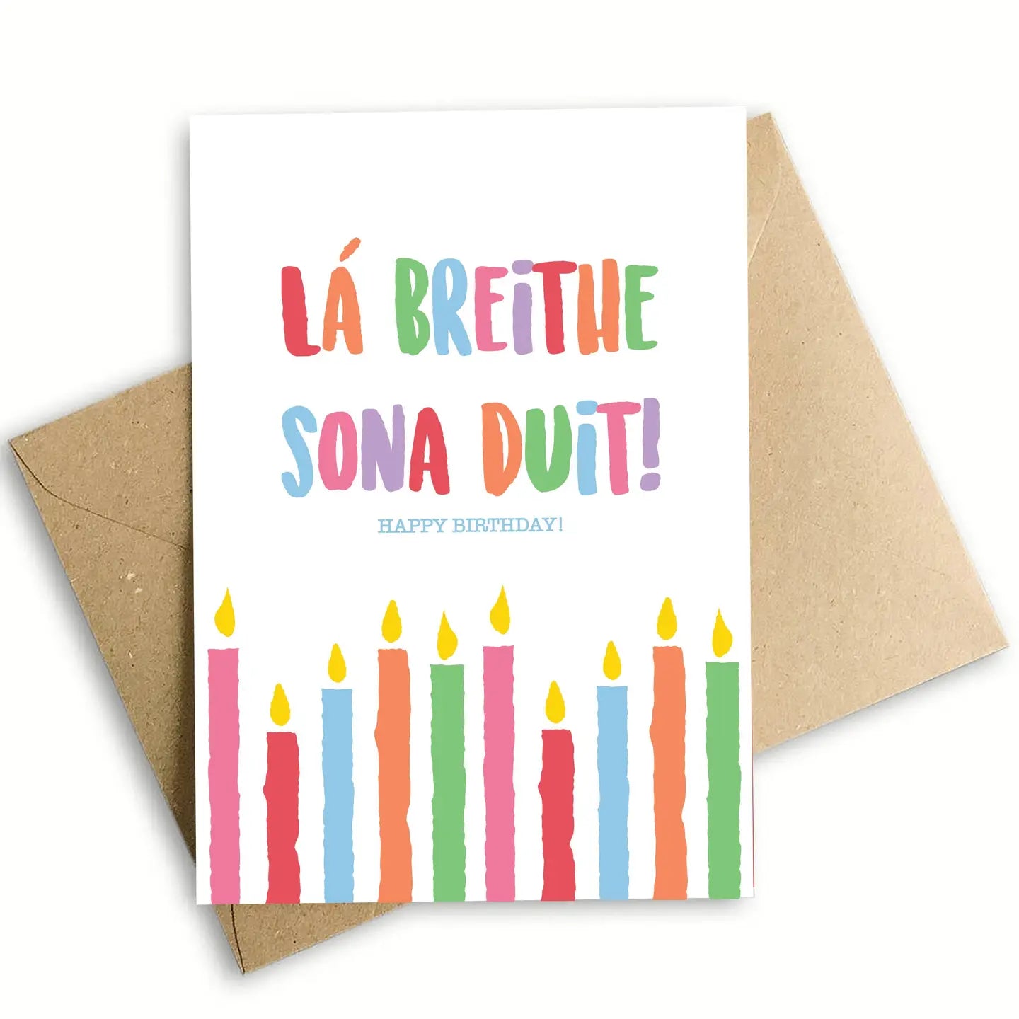 Lá Breithe Sona Duit - Prints of Ireland Card