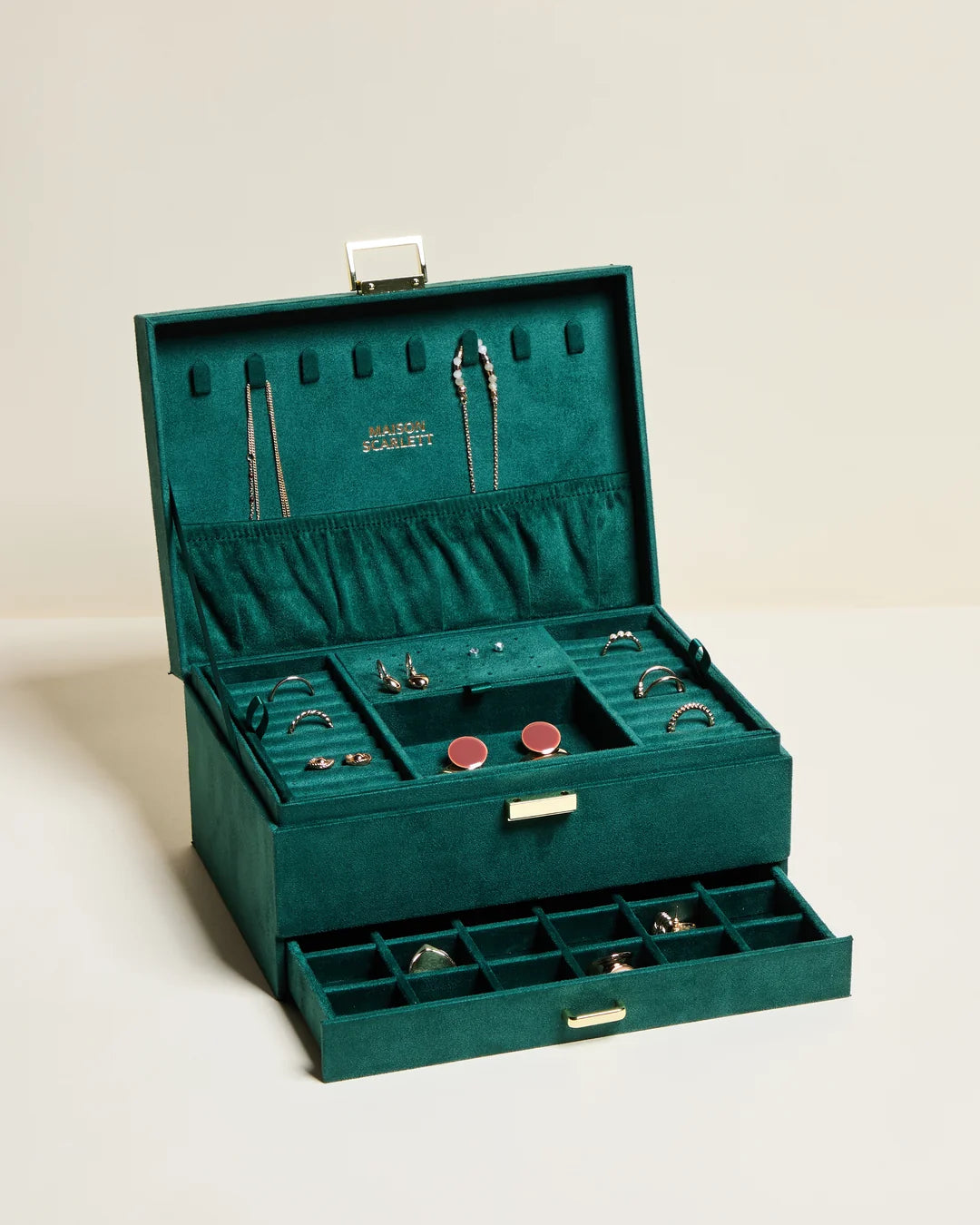 Denise Velvet Jewelry Box